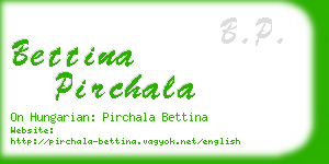 bettina pirchala business card